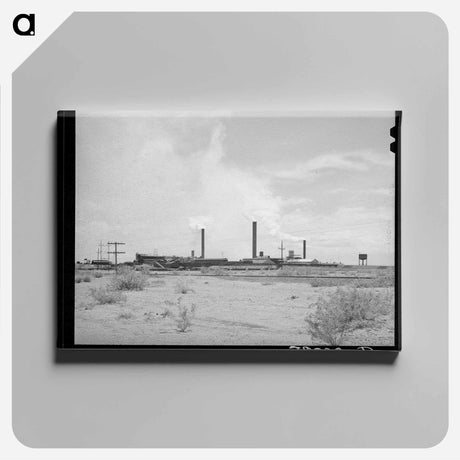 アートパネル-Copper Smelter, Douglas, Arizona
 - ラッセル リー Canvas.