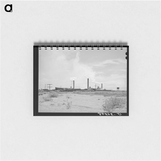 アートメモ帳-Copper Smelter, Douglas, Arizona
 - ラッセル リー Memo.