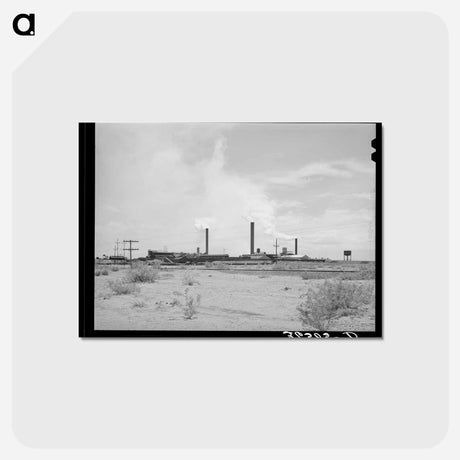 アートポストカード-Copper Smelter, Douglas, Arizona
 - ラッセル リー Postcard.
