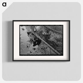 アートポスター-Waste Oil at Storage Tanks, Creek County, Oklahoma
 - ラッセル リー Poster.