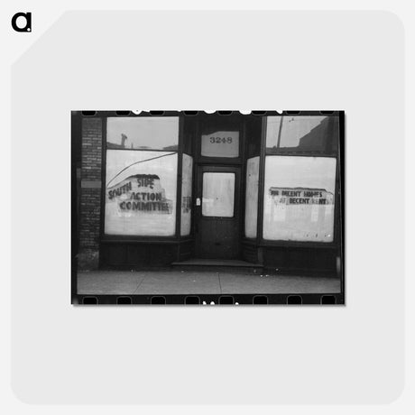 アートポストカード-Sign, Chicago, Illinois
 - ラッセル リー Postcard.