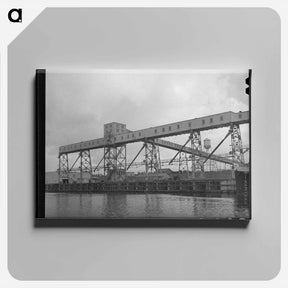 アートパネル-Loading Dock, Port of Houston, Texas
 - ラッセル リー Canvas.