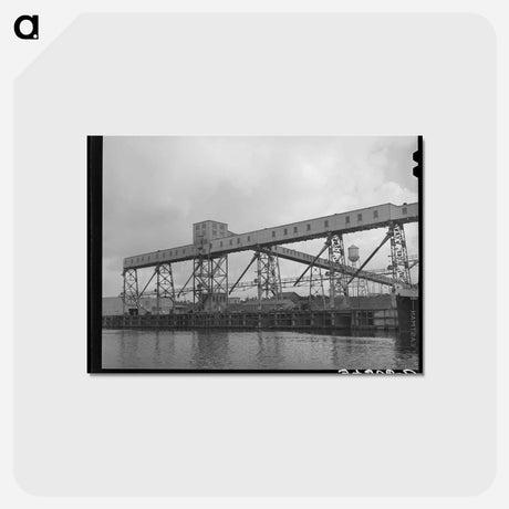 アートポストカード-Loading Dock, Port of Houston, Texas
 - ラッセル リー Postcard.