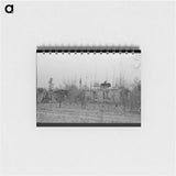 アートメモ帳-Farmhouse of Pine Area, New Jersey
 - ラッセル リー Memo.