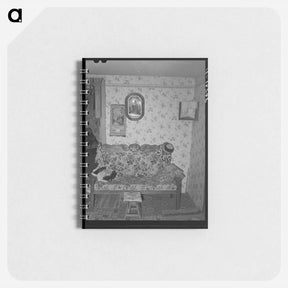 アートメモ帳-Living Room Interior, Taos
 - ラッセル リー Memo.