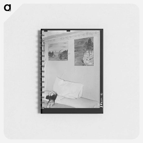 アートメモ帳-Interior of Migratory Berry Picker's Trailer
 - ラッセル リー Memo.