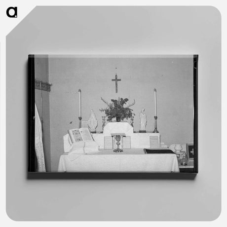 アートパネル-Chapel of Catholic Priest at Home of Jim Hardin, Two Bit Creek, South Dakota
 - ラッセル リー Canvas.