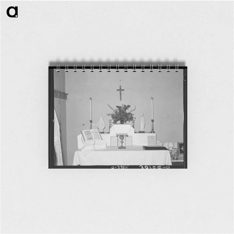 アートメモ帳-Chapel of Catholic Priest at Home of Jim Hardin, Two Bit Creek, South Dakota
 - ラッセル リー Memo.
