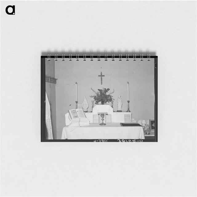 アートメモ帳-Chapel of Catholic Priest at Home of Jim Hardin, Two Bit Creek, South Dakota
 - ラッセル リー Memo.