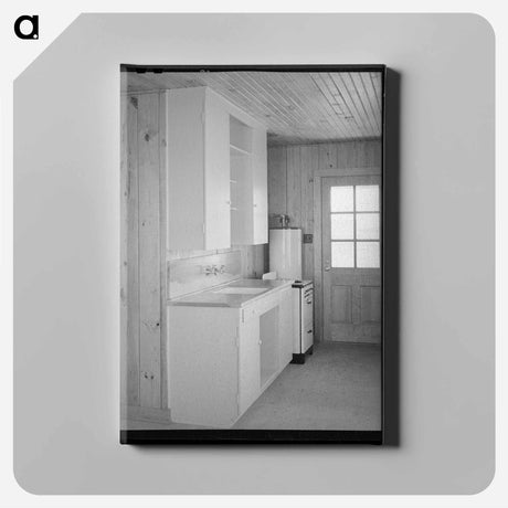 アートパネル-Kitchen Interior, Migratory Labor Camp, Robstown, Texas
 - ラッセル リー Canvas.