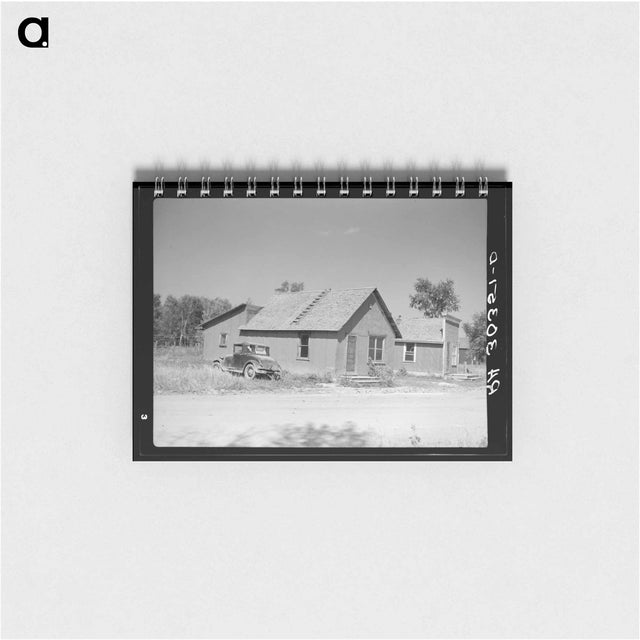 アートメモ帳-Logging Town, Gemmel, Minnesota
 - ラッセル リー Memo.