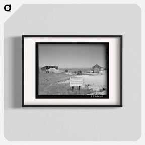 アートポスター-Sign on Ranch in Canyon County, Idaho
 - ラッセル リー Poster.