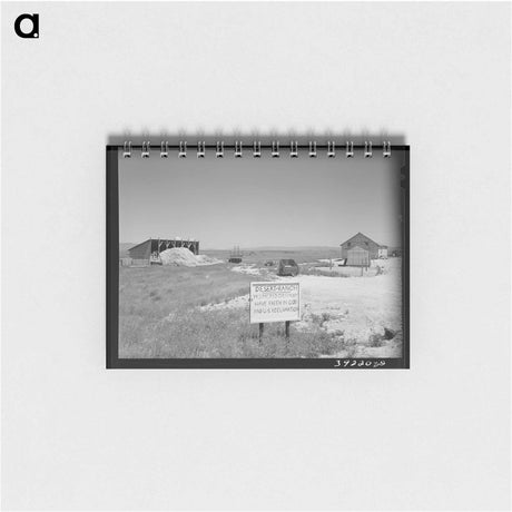 アートメモ帳-Sign on Ranch in Canyon County, Idaho
 - ラッセル リー Memo.