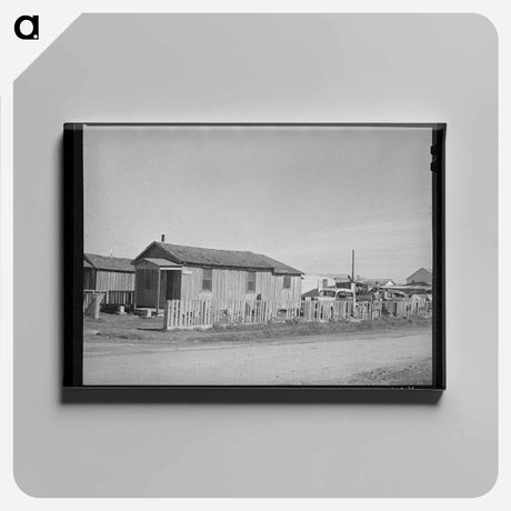アートパネル-House in Mexican Section, Corpus Christi
 - ラッセル リー Canvas.