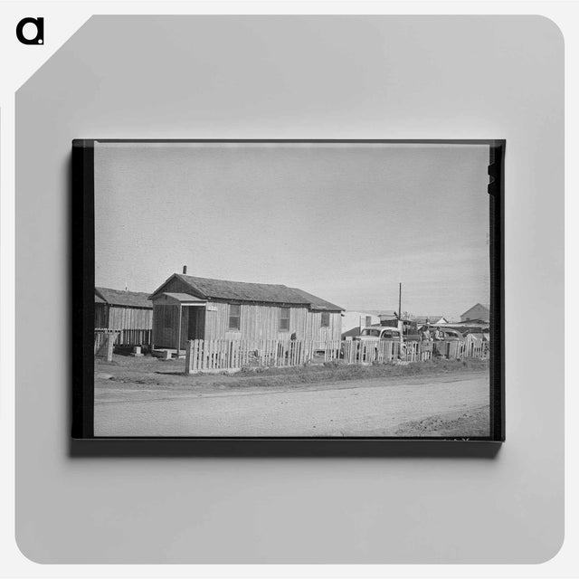 アートパネル-House in Mexican Section, Corpus Christi
 - ラッセル リー Canvas.