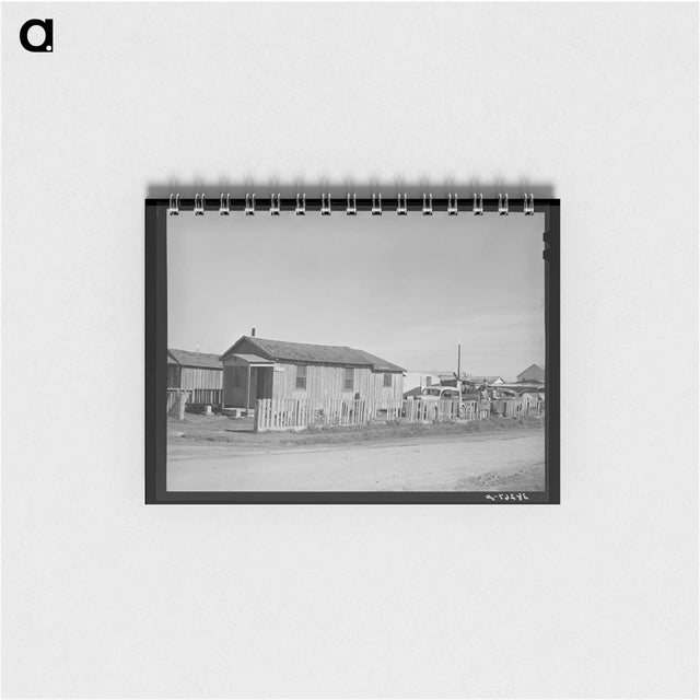 アートメモ帳-House in Mexican Section, Corpus Christi
 - ラッセル リー Memo.