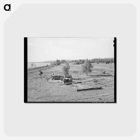 アートポストカード-Arkansas River Bottom at Webbers Falls
 - ラッセル リー Postcard.