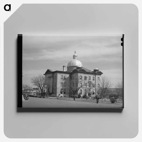 アートパネル-Courthouse at San Marcos, Hays County, Texas
 - ラッセル リー Canvas.