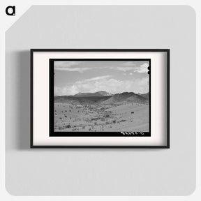 アートポスター-Desert Wash, Socorro County, New Mexico
 - ラッセル リー Poster.