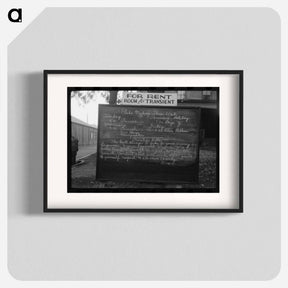 アートポスター-Bulletin Board, Newton, New Jersey
 - ラッセル リー Poster.