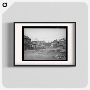 アートポスター-Southside Chicago Vacant Lot and Apartment Backs
 - ラッセル リー Poster.