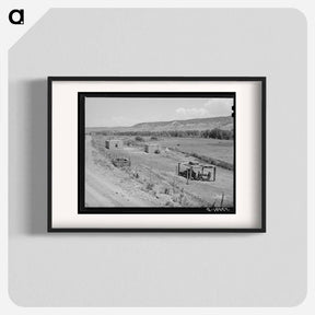アートポスター-Farmstead at Amalia, New Mexico
 - ラッセル リー Poster.