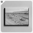 アートパネル-Farmstead at Amalia, New Mexico
 - ラッセル リー Canvas.