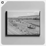 アートパネル-Farmstead at Amalia, New Mexico
 - ラッセル リー Canvas.
