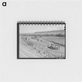 アートメモ帳-Farmstead at Amalia, New Mexico
 - ラッセル リー Memo.
