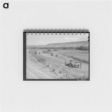 アートメモ帳-Farmstead at Amalia, New Mexico
 - ラッセル リー Memo.