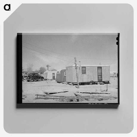 アートパネル-Trailer Homes, Hobbs, New Mexico
 - ラッセル リー Canvas.