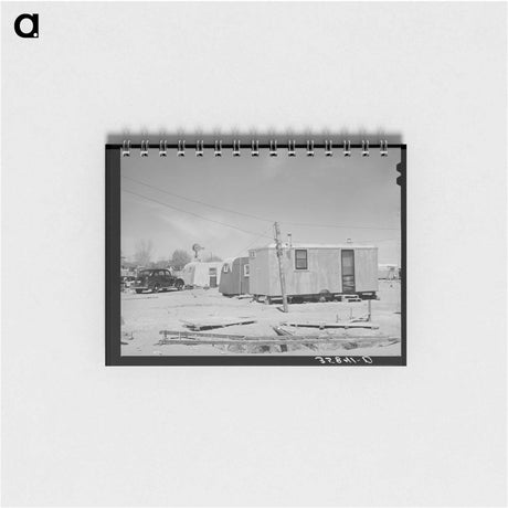 アートメモ帳-Trailer Homes, Hobbs, New Mexico
 - ラッセル リー Memo.