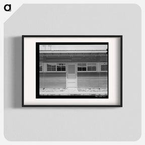 アートポスター-Entrance to Migratory Labor Camp Unit, Sinton, Texas
 - ラッセル リー Poster.