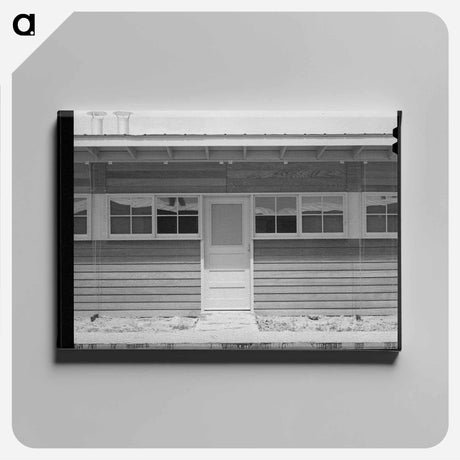 アートパネル-Entrance to Migratory Labor Camp Unit, Sinton, Texas
 - ラッセル リー Canvas.