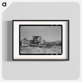 アートポスター-Wheat Harvest, Walla Walla County
 - ラッセル リー Poster.