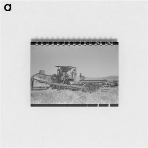 アートメモ帳-Wheat Harvest, Walla Walla County
 - ラッセル リー Memo.
