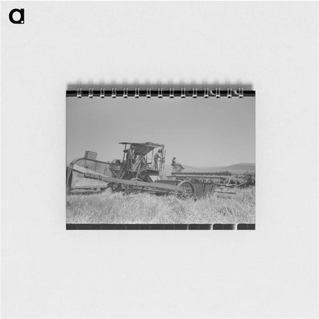 アートメモ帳-Wheat Harvest, Walla Walla County
 - ラッセル リー Memo.