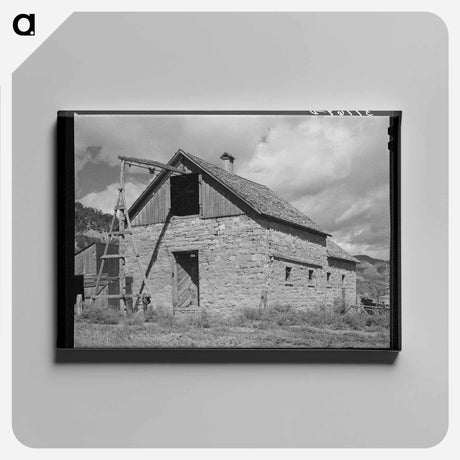 アートパネル-Brick Barn, Animas River Valley
 - ラッセル リー Canvas.