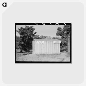 アートポストカード-Public Privies, Pie Town, New Mexico
 - ラッセル リー Postcard.