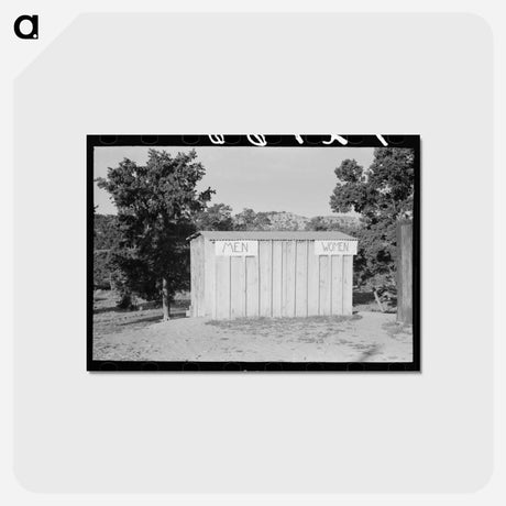 アートポストカード-Public Privies, Pie Town, New Mexico
 - ラッセル リー Postcard.