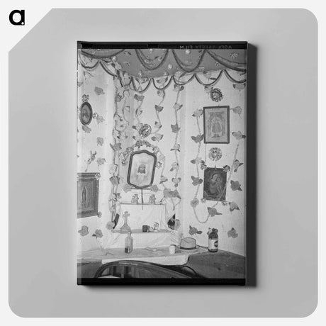 アートパネル-Shrine in a Mexican Home, Crystal City, Texas
 - ラッセル リー Canvas.
