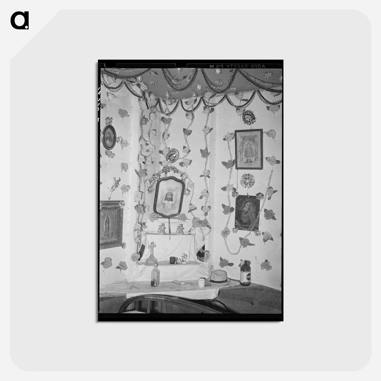 アートポストカード-Shrine in a Mexican Home, Crystal City, Texas
 - ラッセル リー Postcard.