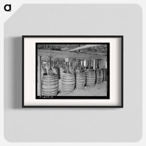 アートポスター-Barrels of Perique Tobacco Aging
 - ラッセル リー Poster.