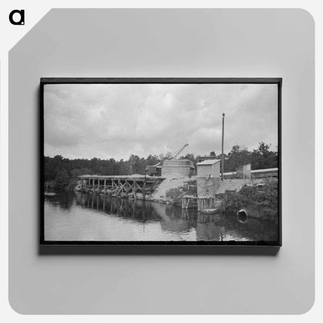 アートパネル-Industrial Plant, Port of Houston
 - ラッセル リー Canvas.