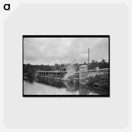 アートポストカード-Industrial Plant, Port of Houston
 - ラッセル リー Postcard.