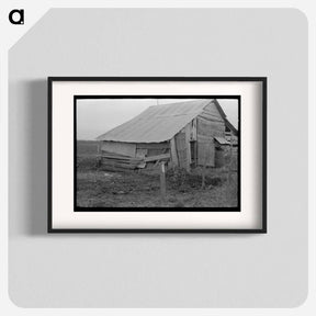アートポスター-House of Sharecroppers near Pace, Mississippi
 - ラッセル リー Poster.