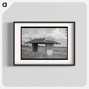 アートポスター-Inter-Urban Station, North of New Orleans, Louisiana
 - ラッセル リー Poster.