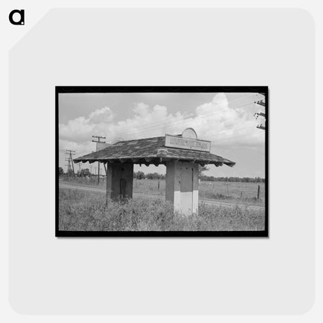 アートポストカード-Inter-Urban Station, North of New Orleans, Louisiana
 - ラッセル リー Postcard.