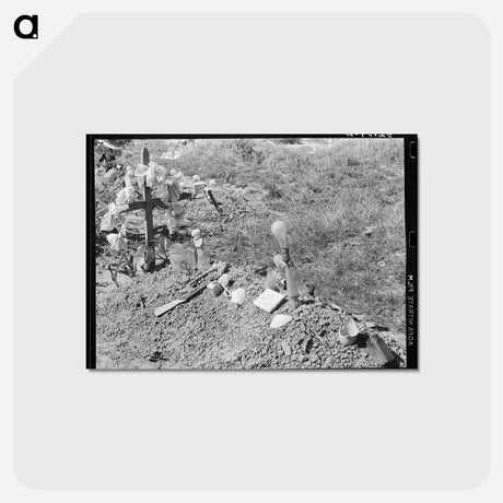 アートポストカード-Mexican Grave, Raymondville, Texas
 - ラッセル リー Postcard.