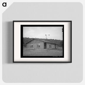 アートポスター-Adobe House, Pie Town, New Mexico
 - ラッセル リー Poster.